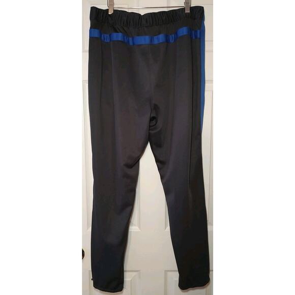 Men's Mitre "Italia" Track Pants Sweat Pants Grey Blue Stripe - XL - Picture 11 of 12
